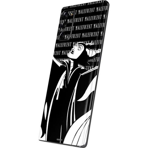 Disney Villains Maleficent Black and White Galaxy Note20 5G Skin