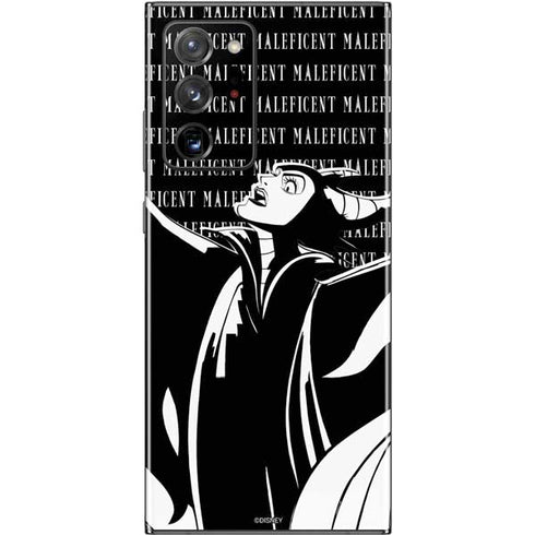 Disney Villains Maleficent Black and White Galaxy Note20 Ultra 5G Skin
