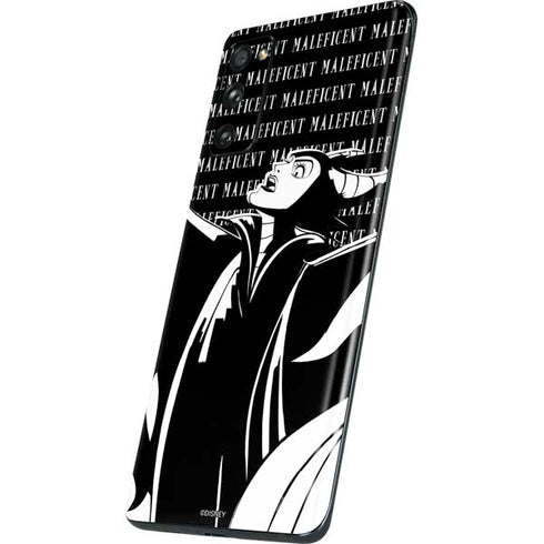 Disney Villains Maleficent Black and White Galaxy S20 Fan Edition Skin