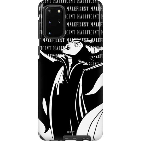 Disney Villains Maleficent Black and White Galaxy S20 Plus Pro Case