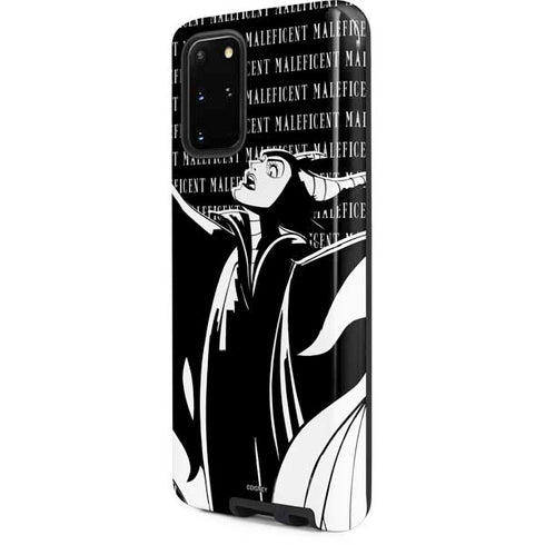 Disney Villains Maleficent Black and White Galaxy S20 Plus Pro Case