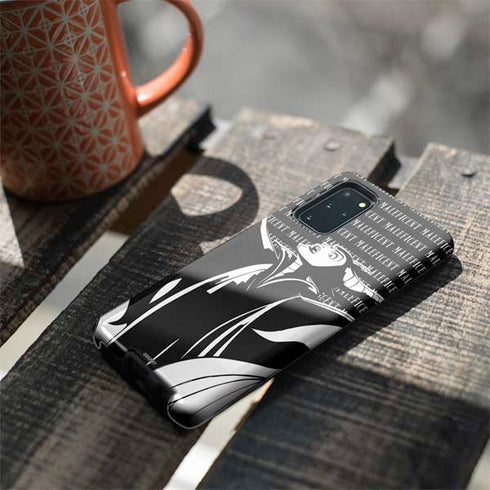 Disney Villains Maleficent Black and White Galaxy S20 Plus Pro Case