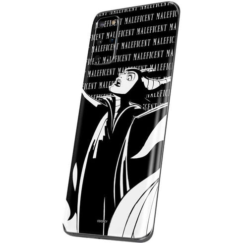 Disney Villains Maleficent Black and White Galaxy S20 Plus Skin