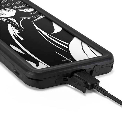 Disney Villains Maleficent Black and White Galaxy S20 Plus Waterproof Case