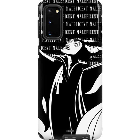 Disney Villains Maleficent Black and White Galaxy S20 Pro Case