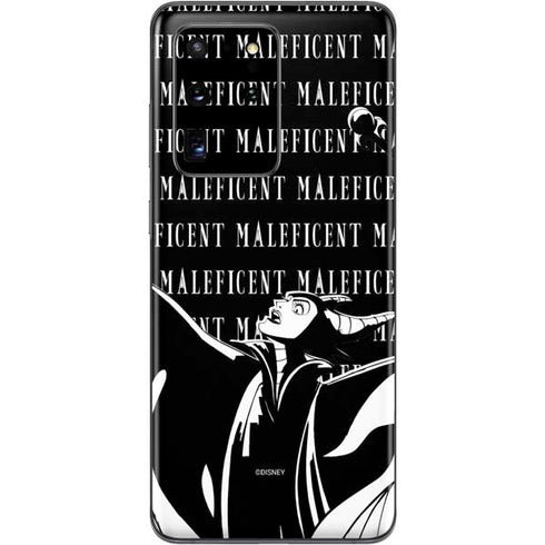 Disney Villains Maleficent Black and White Galaxy S20 Ultra 5G Skin