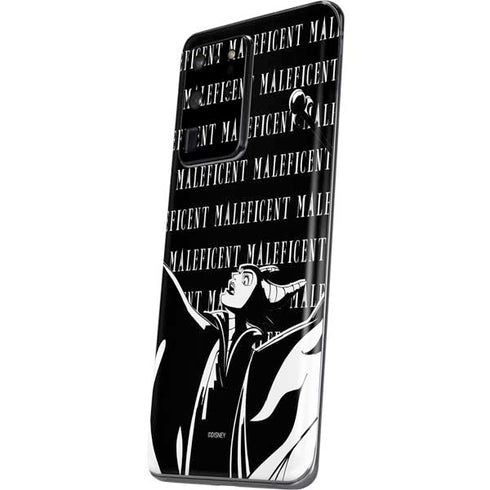 Disney Villains Maleficent Black and White Galaxy S20 Ultra 5G Skin