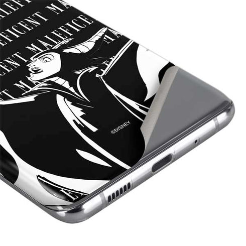 Disney Villains Maleficent Black and White Galaxy S20 Ultra 5G Skin