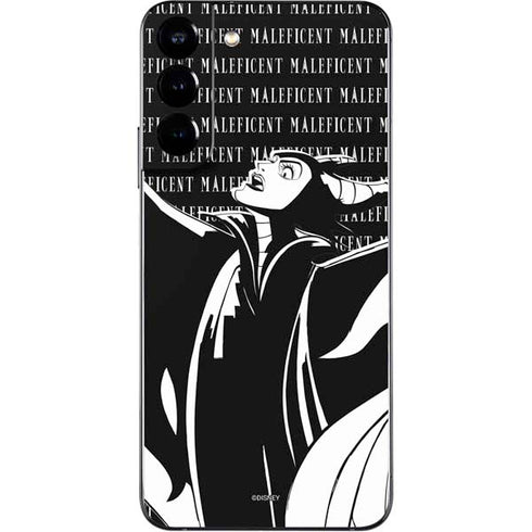 Disney Villains Maleficent Black and White Galaxy S22 Plus Skin