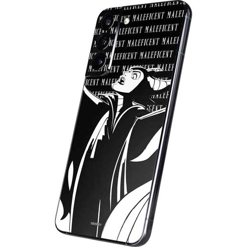 Disney Villains Maleficent Black and White Galaxy S22 Plus Skin
