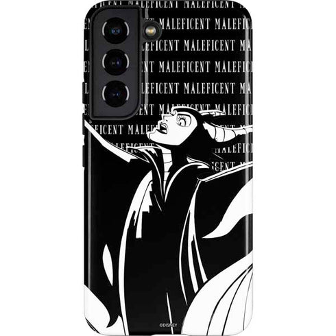 Disney Villains Maleficent Black and White Galaxy S22 Pro Case