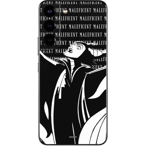 Disney Villains Maleficent Black and White Galaxy S22 Skin