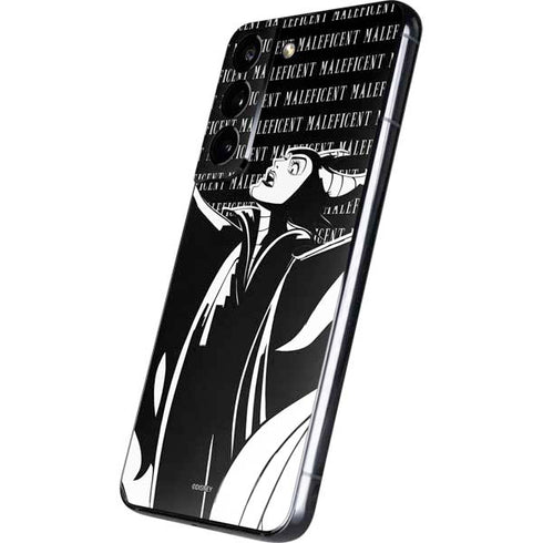 Disney Villains Maleficent Black and White Galaxy S22 Skin
