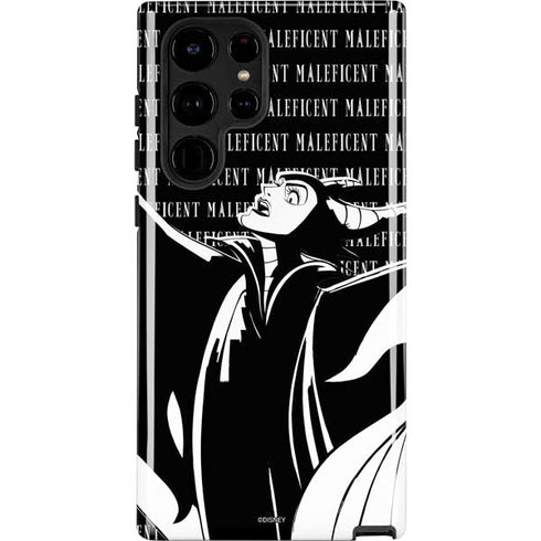 Disney Villains Maleficent Black and White Galaxy S22 Ultra Pro Case