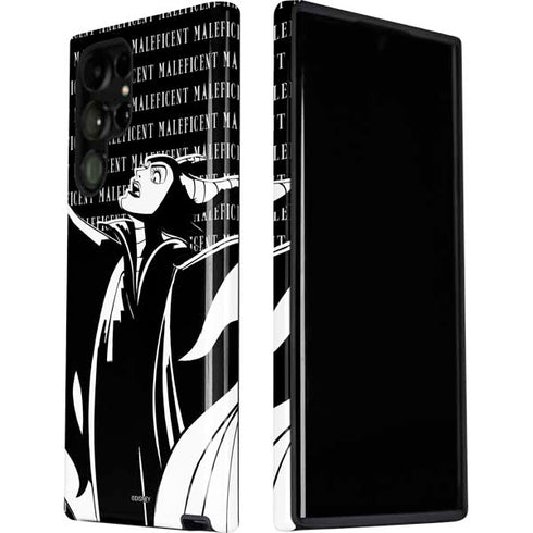 Disney Villains Maleficent Black and White Galaxy S22 Ultra Pro Case