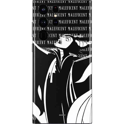 Disney Villains Maleficent Black and White Galaxy S22 Ultra Skin