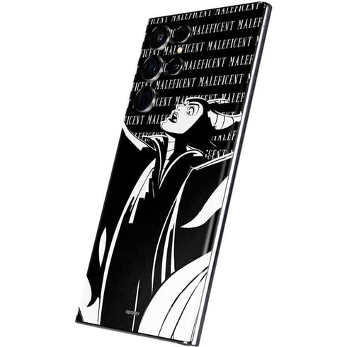 Disney Villains Maleficent Black and White Galaxy S22 Ultra Skin