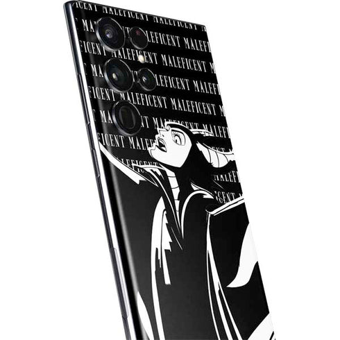 Disney Villains Maleficent Black and White Galaxy S22 Ultra Skin