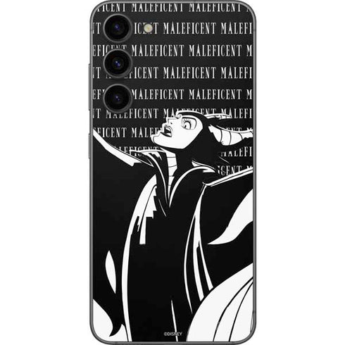 Disney Villains Maleficent Black and White Galaxy S23 Plus Skin