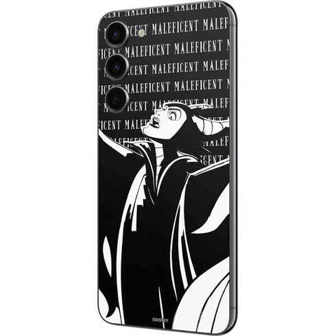 Disney Villains Maleficent Black and White Galaxy S23 Plus Skin