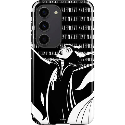 Disney Villains Maleficent Black and White Galaxy S23 Pro Case