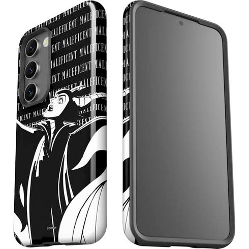 Disney Villains Maleficent Black and White Galaxy S23 Pro Case