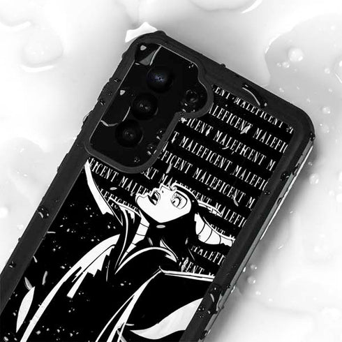 Disney Villains Maleficent Black and White Galaxy S23 Waterproof Case