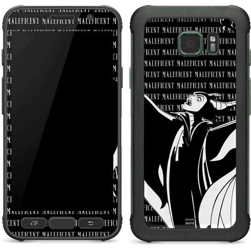 Disney Villains Maleficent Black and White Galaxy S7 Active Skin
