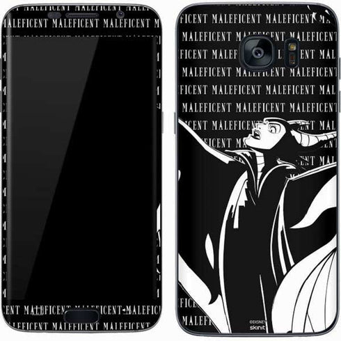 Disney Villains Maleficent Black and White Galaxy S7 Skin