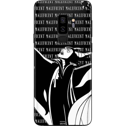 Disney Villains Maleficent Black and White Galaxy S9 Plus Skin
