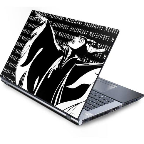 Disney Villains Maleficent Black and White Generic Laptop Skin