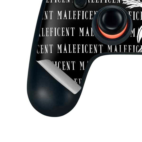 Disney Villains Maleficent Black and White Google Stadia Controller Skin