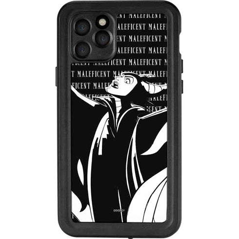 Disney Villains Maleficent Black and White iPhone 11 Pro Waterproof Case