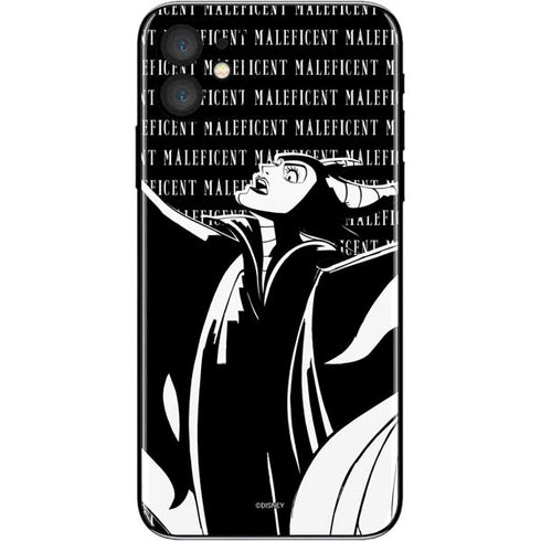 Disney Villains Maleficent Black and White iPhone 11 Skin