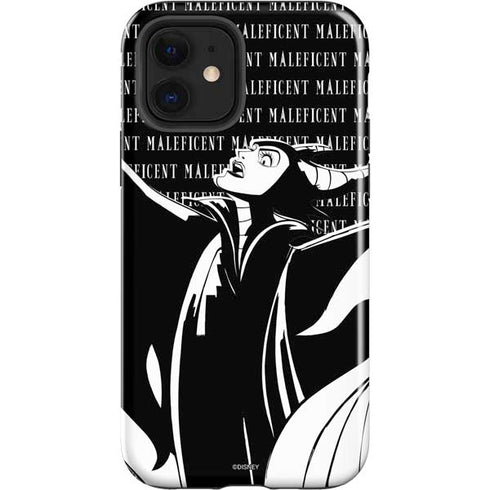 Disney Villains Maleficent Black and White iPhone 12 Impact Case