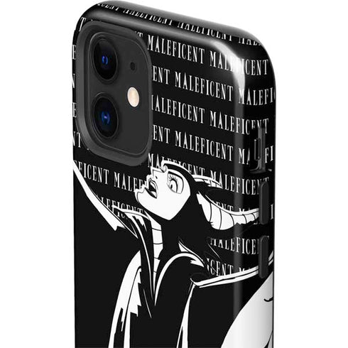 Disney Villains Maleficent Black and White iPhone 12 Impact Case