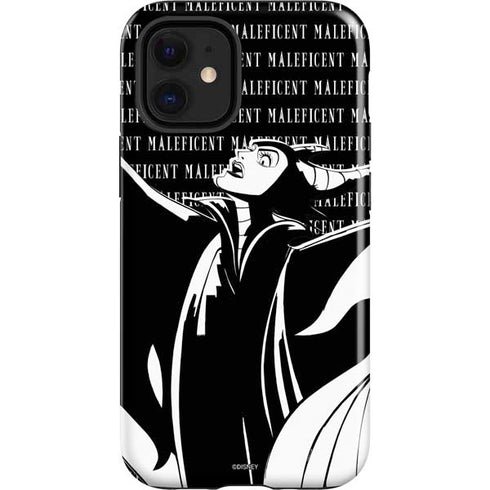 Disney Villains Maleficent Black and White iPhone 12 Mini Impact Case
