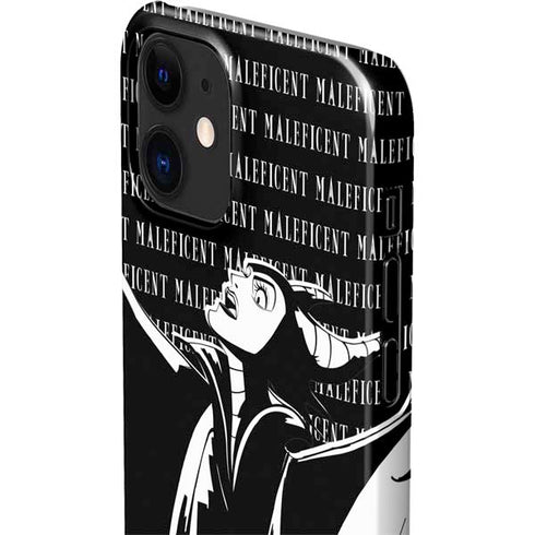 Disney Villains Maleficent Black and White iPhone 12 Mini Lite Case