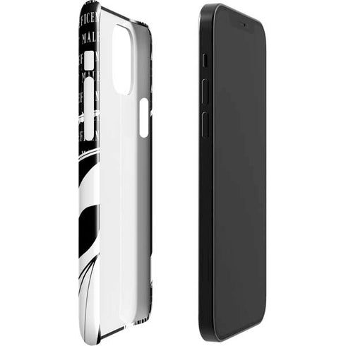 Disney Villains Maleficent Black and White iPhone 12 Mini Lite Case