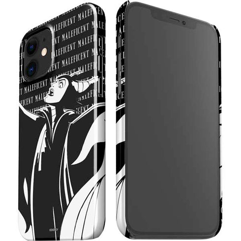 Disney Villains Maleficent Black and White iPhone 12 Mini Lite Case