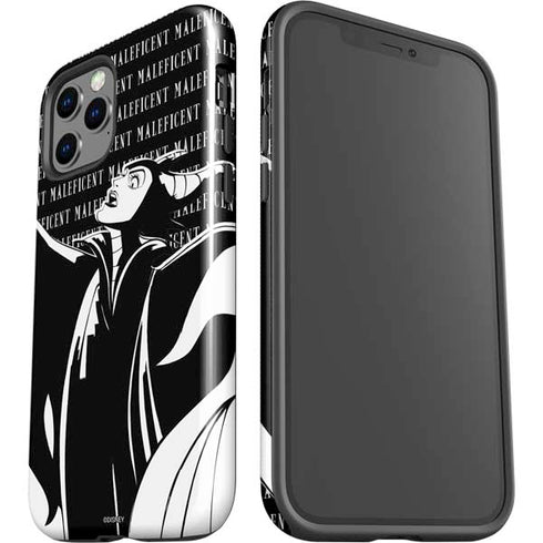 Disney Villains Maleficent Black and White iPhone 12 Pro Impact Case