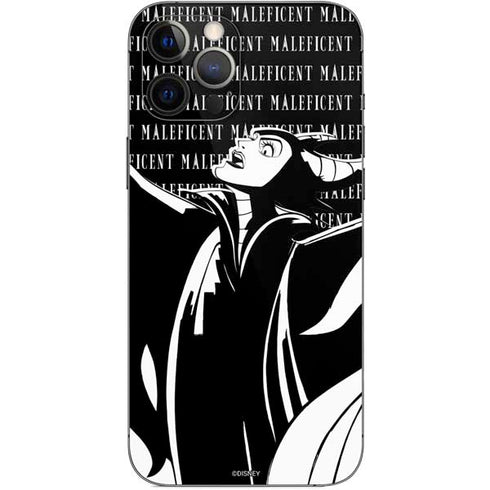 Disney Villains Maleficent Black and White iPhone 12 Pro Max Skin