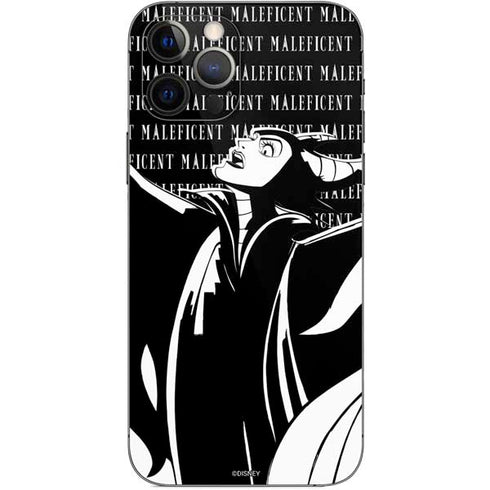 Disney Villains Maleficent Black and White iPhone 12 Pro Skin