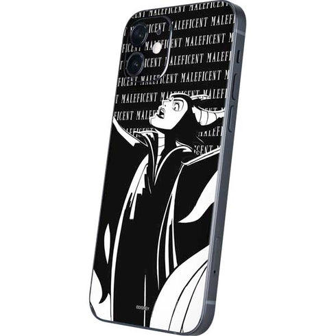 Disney Villains Maleficent Black and White iPhone 12 Skin