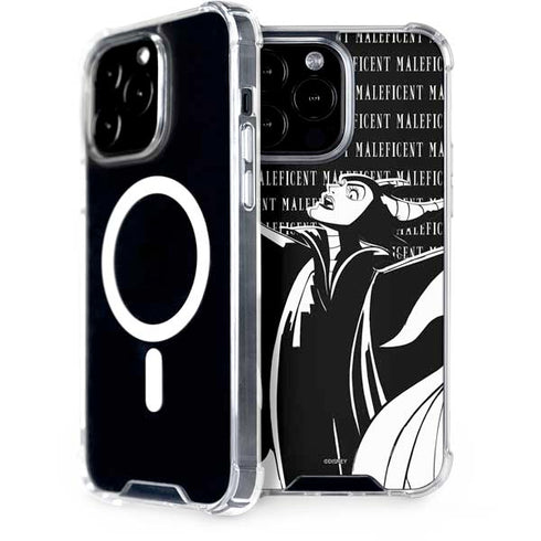 Disney Villains Maleficent Black and White iPhone 13 Pro Max MagSafe Case