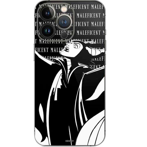 Disney Villains Maleficent Black and White iPhone 13 Pro Skin