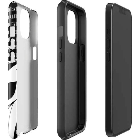 Disney Villains Maleficent Black and White iPhone 15 Impact Case