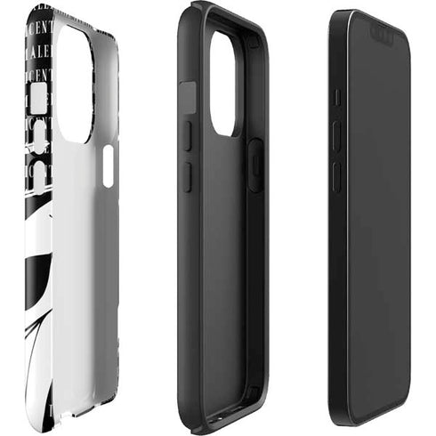 Disney Villains Maleficent Black and White iPhone 14 Pro Impact Case
