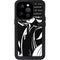 Disney Villains Maleficent Black and White iPhone 14 Pro Waterproof Case