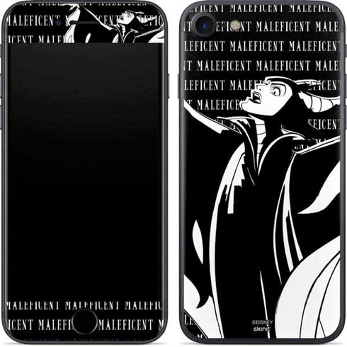 Disney Villains Maleficent Black and White iPhone 7 Skin